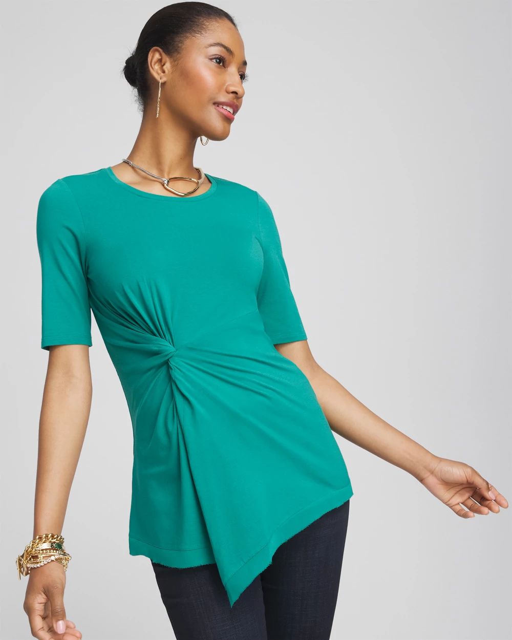 Touch of Cool™ Draped Tunic | Chico's